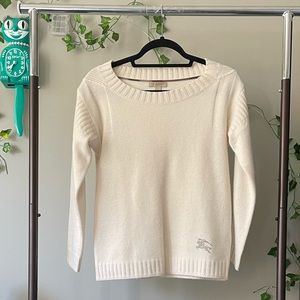 Burberry Brit White Cashmere Sweater